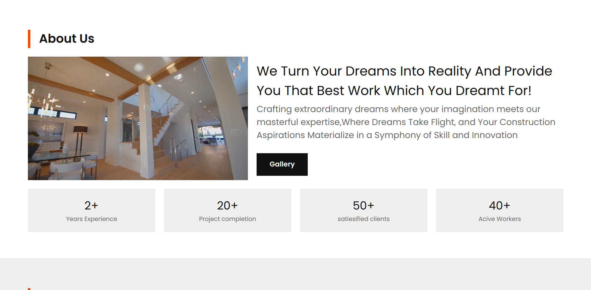 Construction website